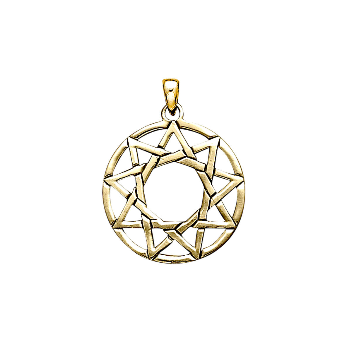 The Ninefold Solid Gold Pendant GTP473