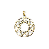 The Ninefold Solid Gold Pendant GTP473