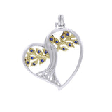 Tree of Life Silver and 14K Gold Accent Pendant  MPD3880
