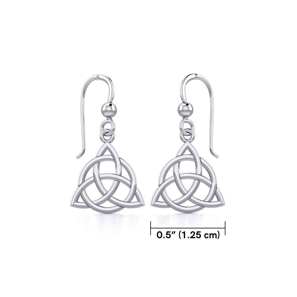 Triquetra Sterling Silver Earrings TE2912