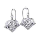 Celtic Eternal Love Bythol Sterling Silver Earrings – Timeless Symbol of Love and Devotion by Peter Stone Jewelry TER2189
