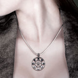 There’s something about the magic of the Moon Silver Pendant TP1408