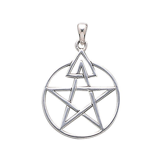The Third Degree Pentacle Silver Pendant TP3113