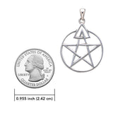 The Third Degree Pentacle Silver Pendant TP3113