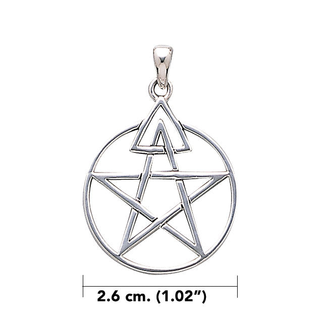 The Third Degree Pentacle Silver Pendant TP3113