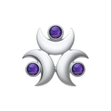 Blue Moon Sterling Silver Pendant TP3240