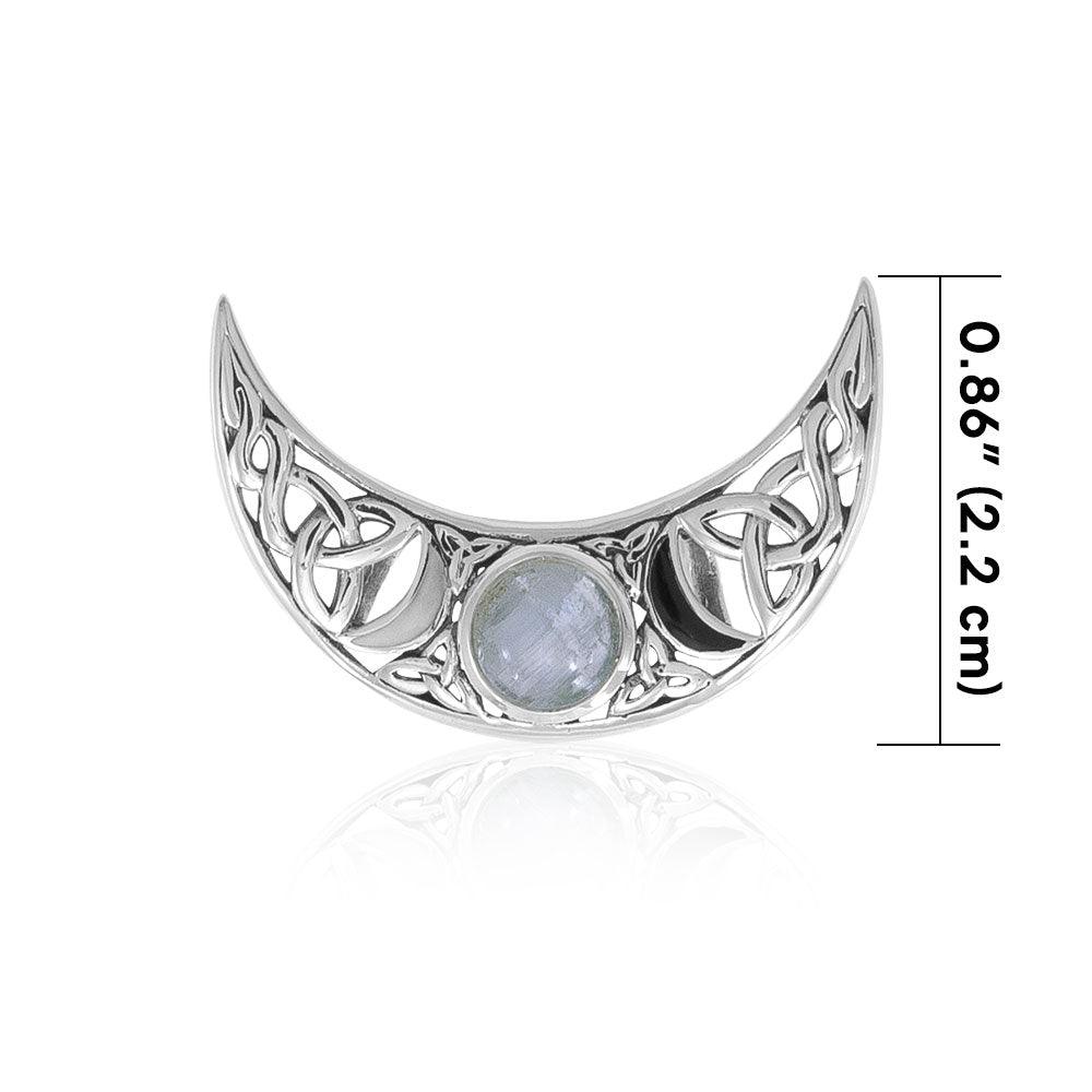 Blue Moon Sterling Silver Pendant TP3261