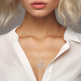 Silver Chalice Well Pendant TP3278