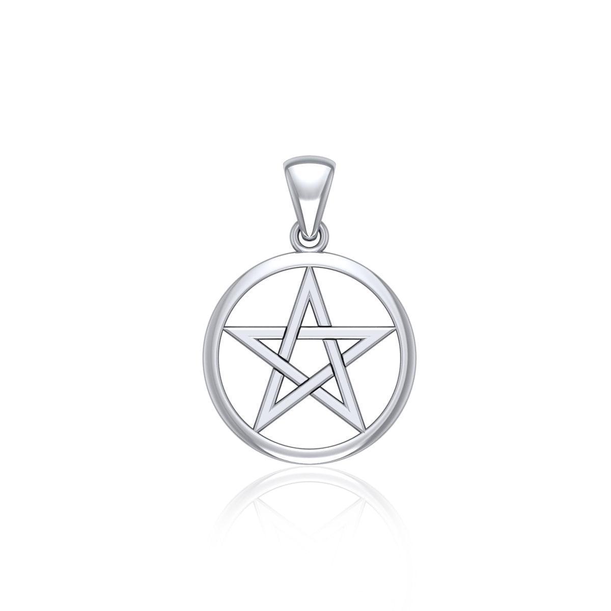 Pentacle Sterling Silver Pendant TP355