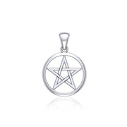 Pentacle Sterling Silver Pendant TP355