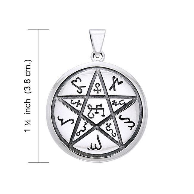 The Pentacle of Earth Sterling Silver Pendant by Oberon Zell TPD1126