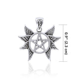Unimaginable Energy of a Pentacle Sterling Silver Pendant TPD4272