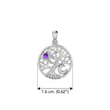 A beautiful surprise in the Tree of Life ~ Sterling Silver Pendant TPD4292