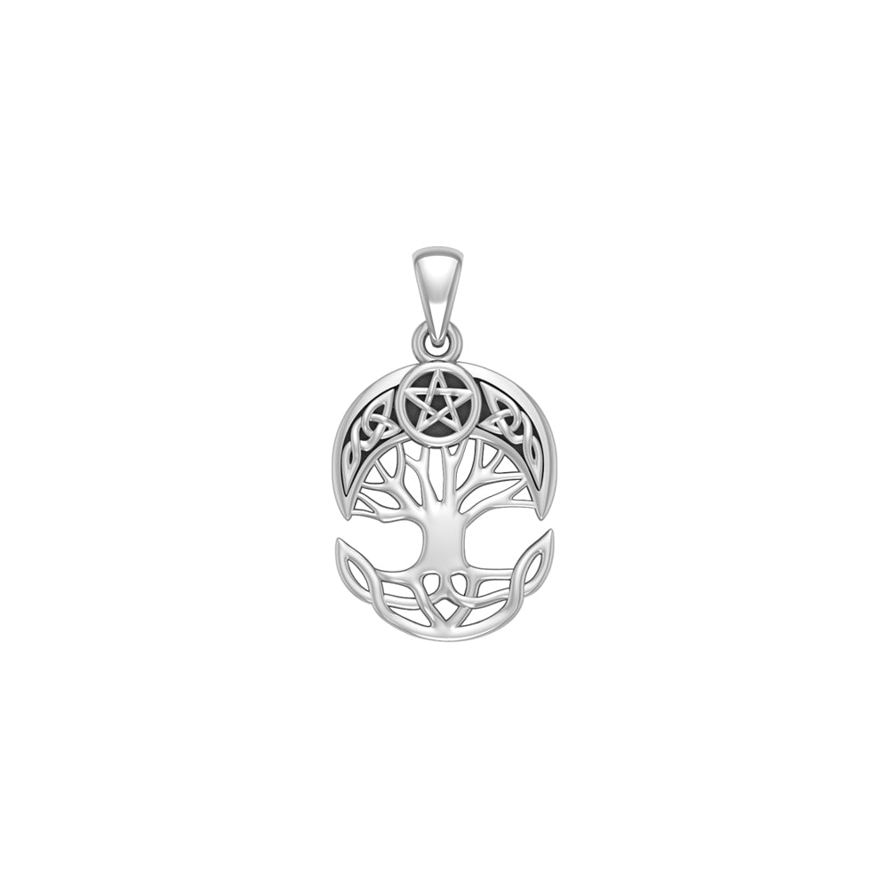 Celtic Knot Moon  Pentacle Tree of Life TPD4293