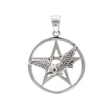 Flying Owl with Pendant Silver Pendant TPD4334
