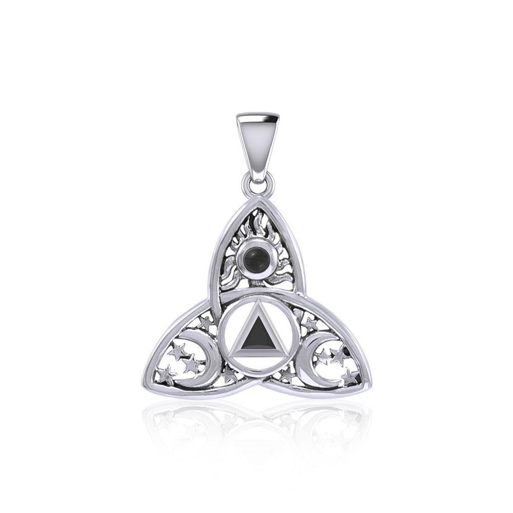 Celtic Trinity Recovery Pendant with Gemstone TPD5842 - Jewelry