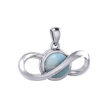 Peter Stone Eternal Silver Pendant with Gemstone TPD6175