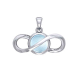 Peter Stone Eternal Silver Pendant with Gemstone TPD6175