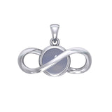 Peter Stone Eternal Silver Pendant with Gemstone TPD6175