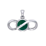 Peter Stone Eternal Silver Pendant with Gemstone TPD6175