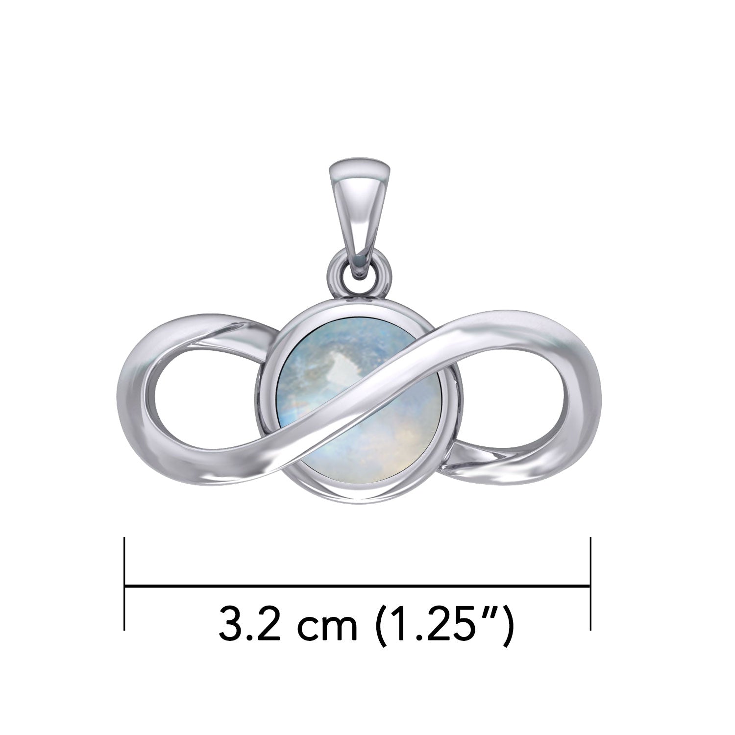 Peter Stone Eternal Silver Pendant with Gemstone TPD6175