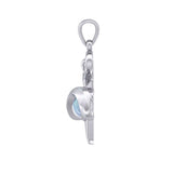 Peter Stone Eternal Light of Goddess Silver Pendant with Gem TPD6176