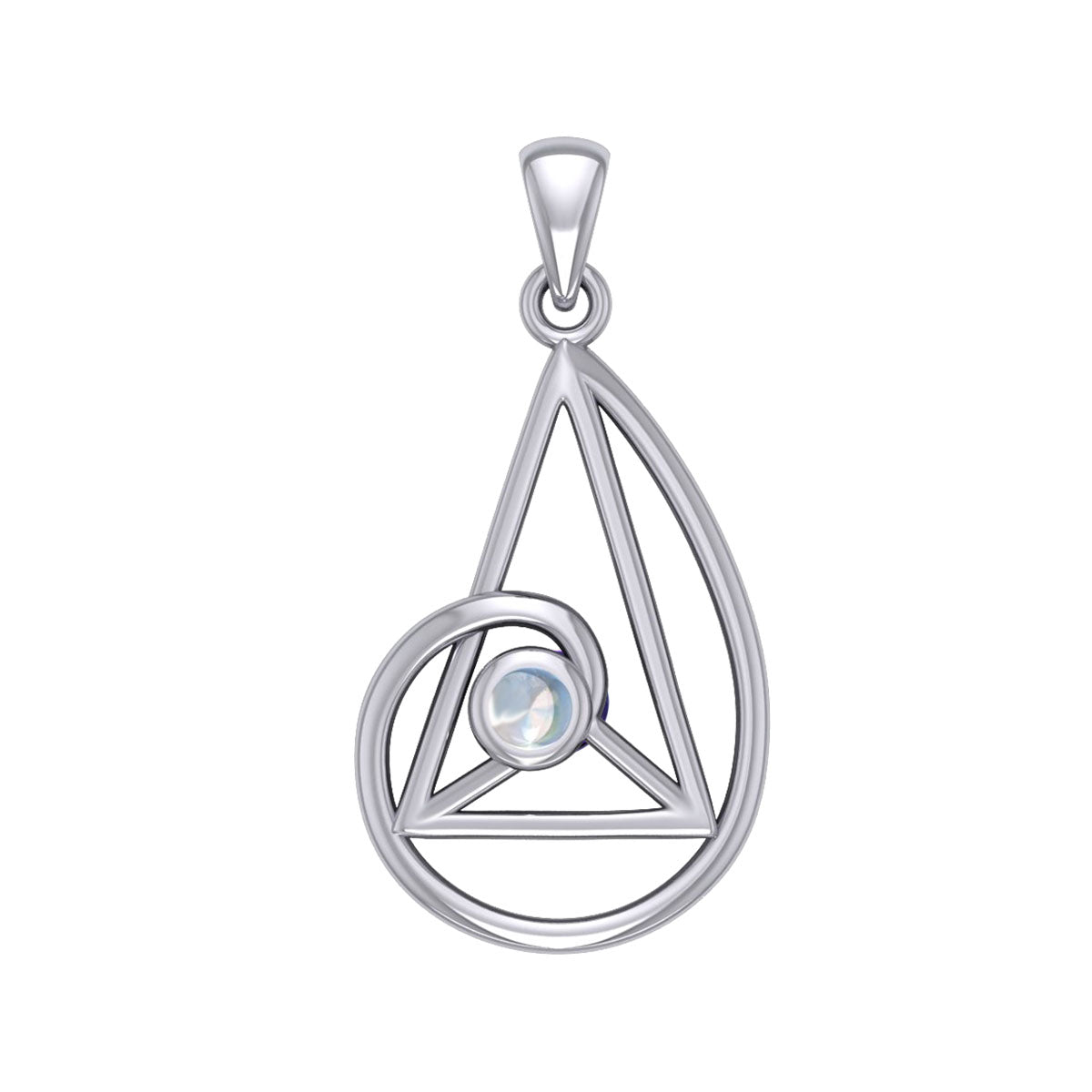 Peter Stone Golden Ratio Silver Pendant with Gemstone TPD6178