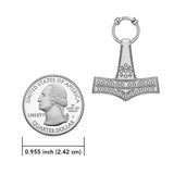 Thors Hammer, a powerful amulet ~ Sterling Silver Pendant TPD677