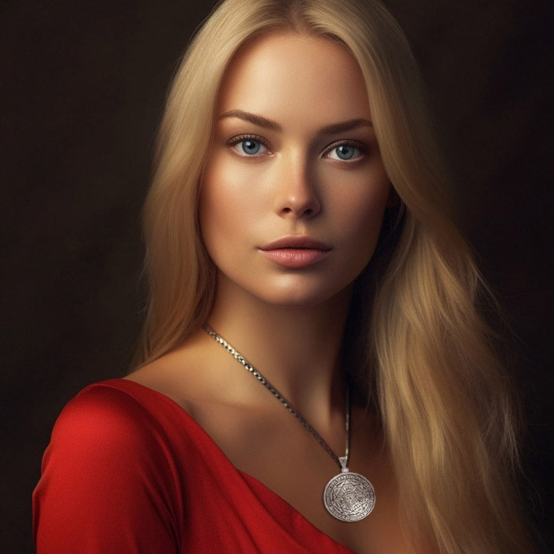 Experience Divine Guidance: The Seven Archangels Silver Pendant - TPD5154 | Embrace Heavenly Protection and Spiritual Connection