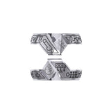 Peter Stone Puzzle Ring Theme Sigil of Archangels & Demons TRI2444