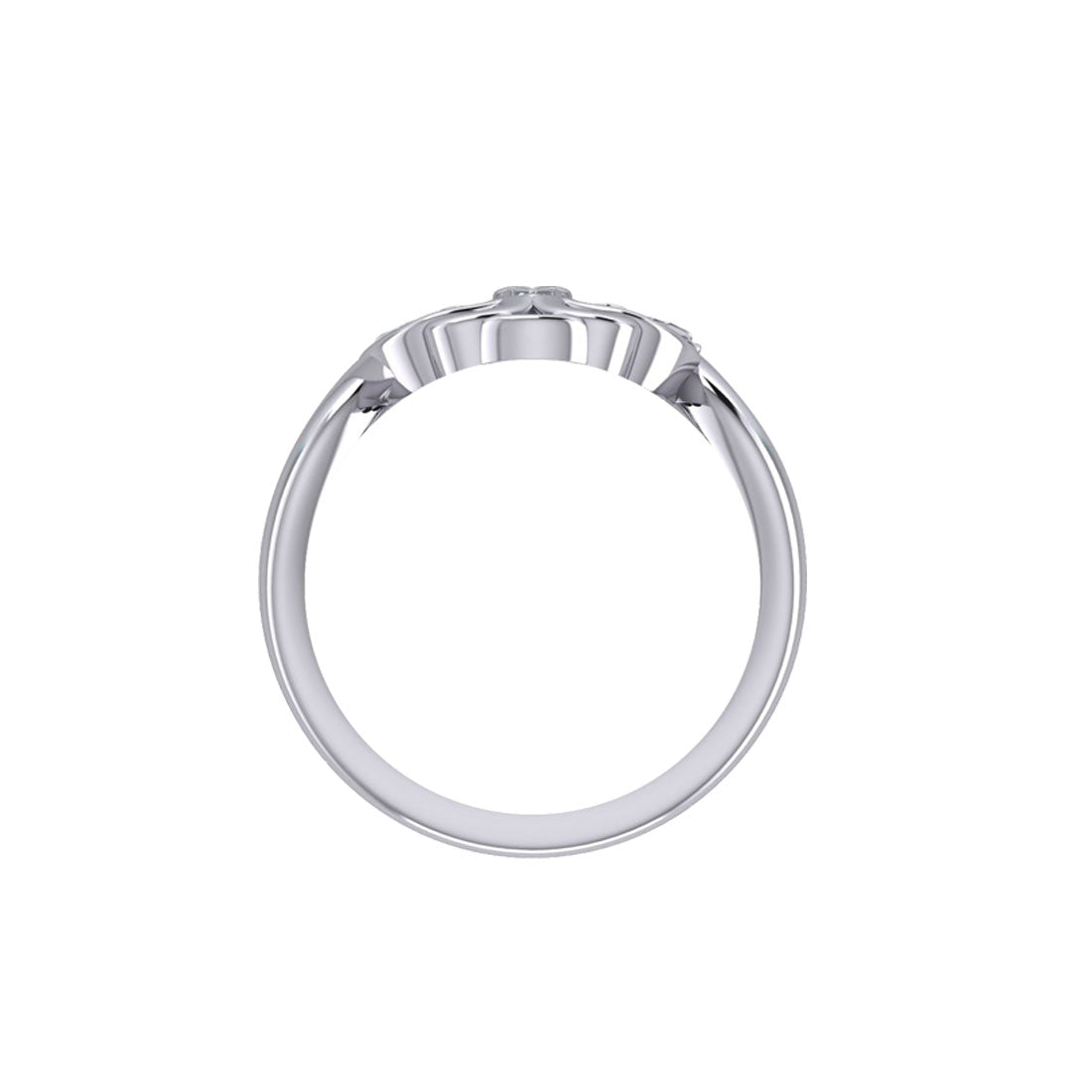 The Tree of Life Silver Puzzle Ring by Peter Stone Jewelry TRI2462