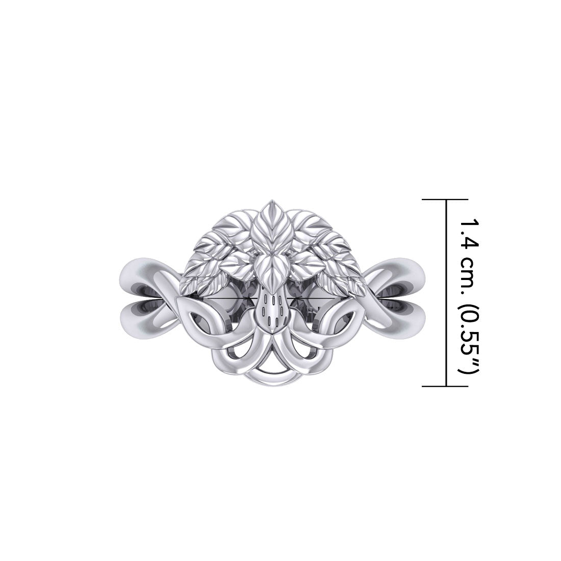 The Tree of Life Silver Puzzle Ring by Peter Stone Jewelry TRI2462