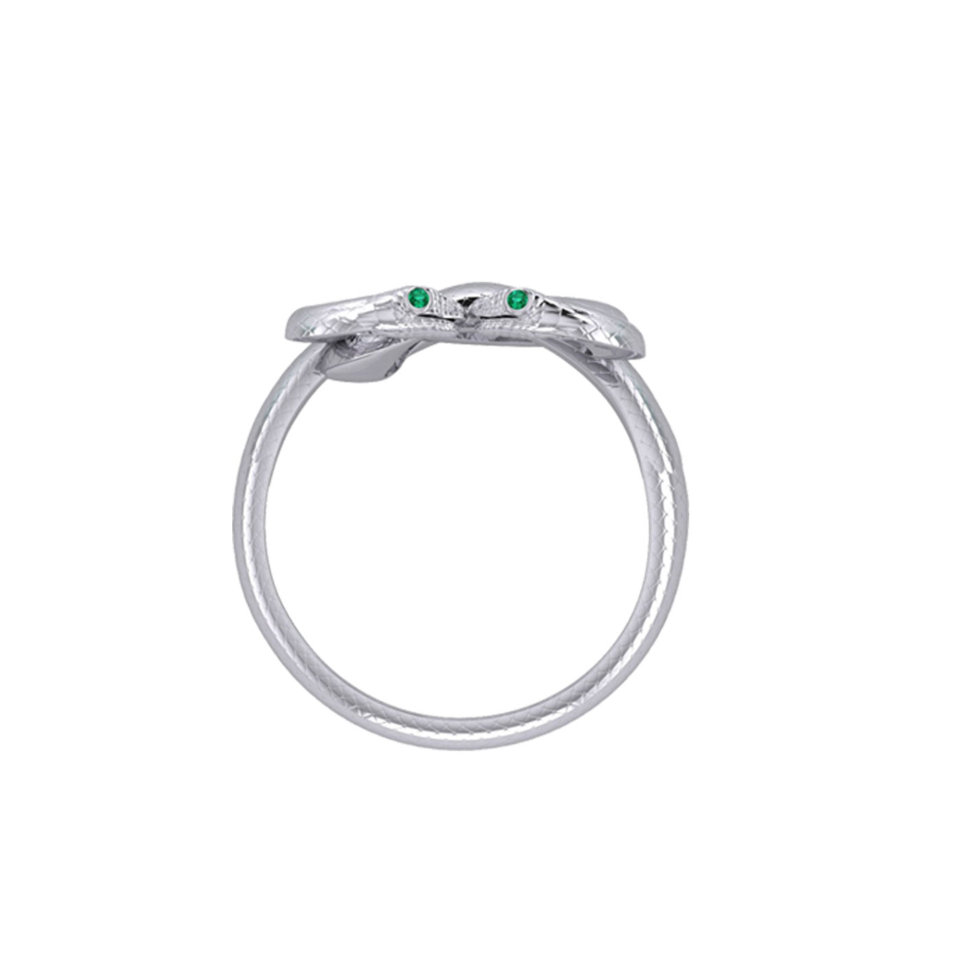 Sterling silver Tight in the knot snaking ring Oberon & Rhiannon Zell wedding rings Designed by Oberon Zell TRI2468