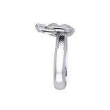 Sterling silver Tight in the knot snaking ring Oberon & Rhiannon Zell wedding Men rings Designed by Oberon Zell TRI2469
