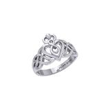 Eternal Love Goddess Sterling Silver Ring: Exquisite Jewelry by Peter Stone TRI2473