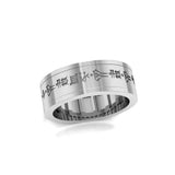 Steve Miller Dumuzid, Dumuzi or Tammuz God Silver Spinner Ring TRI2482