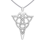 Danu Goddess Silver Pendant with Chain Set TSE738