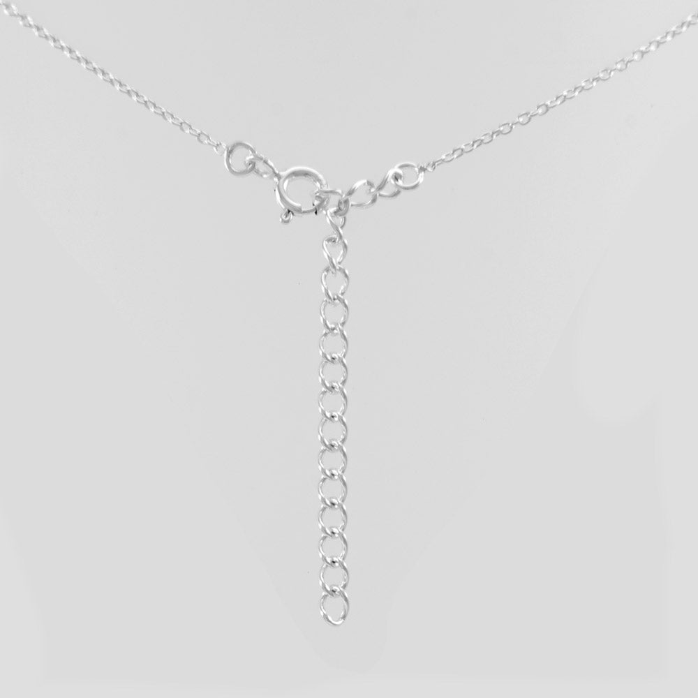 Baying Wolf Sterling Silver Pendant With Chain Set TSE744