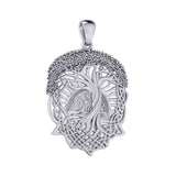 Admiration towards the Tree of Life creation ~ 14K White Gold Pendant WPD974