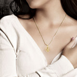 Rabbit Pentacle Gold Pendant GPD2997