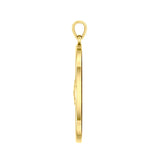 Peace of Feminine Power Solid Gold Pendant GPD5133