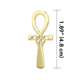 Celtic Ankh Solid Gold Pendant GPD5664