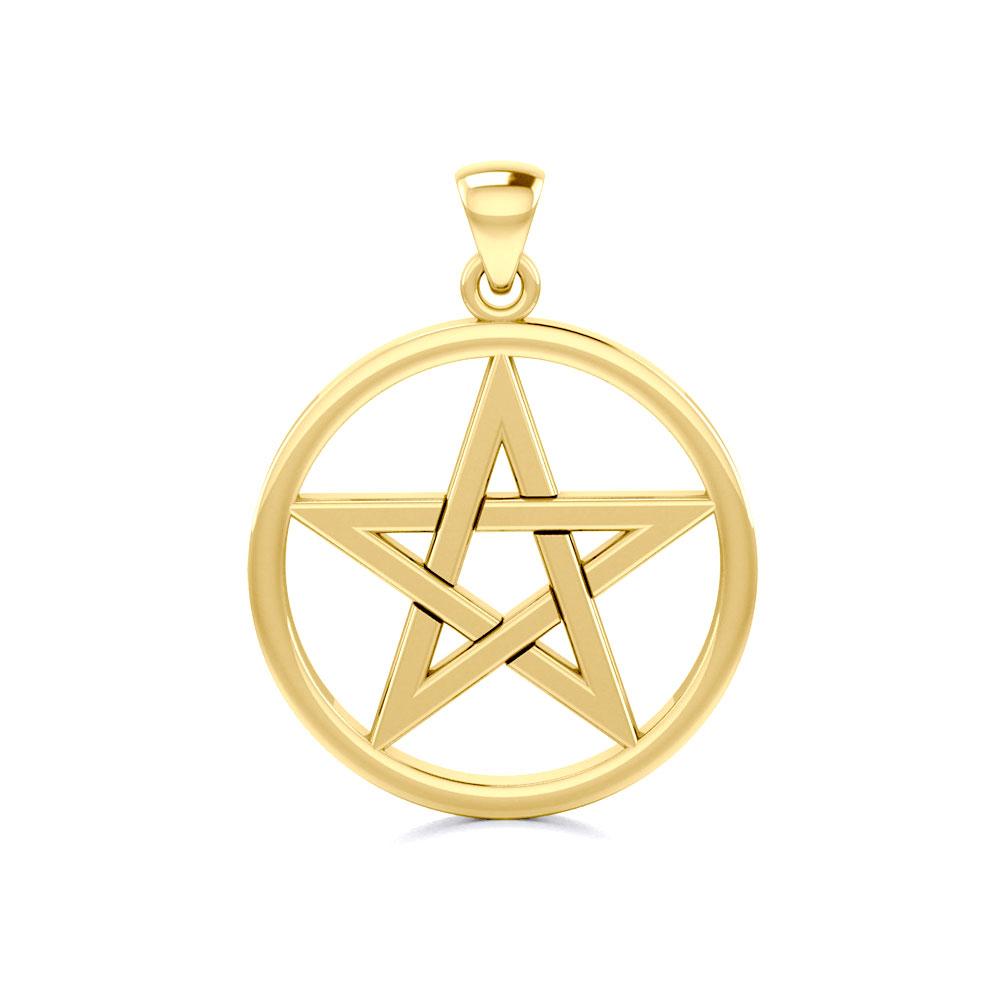 Pentacle Gold Pendant GTP089