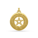 Pentacle Gold Pendant GTP3291