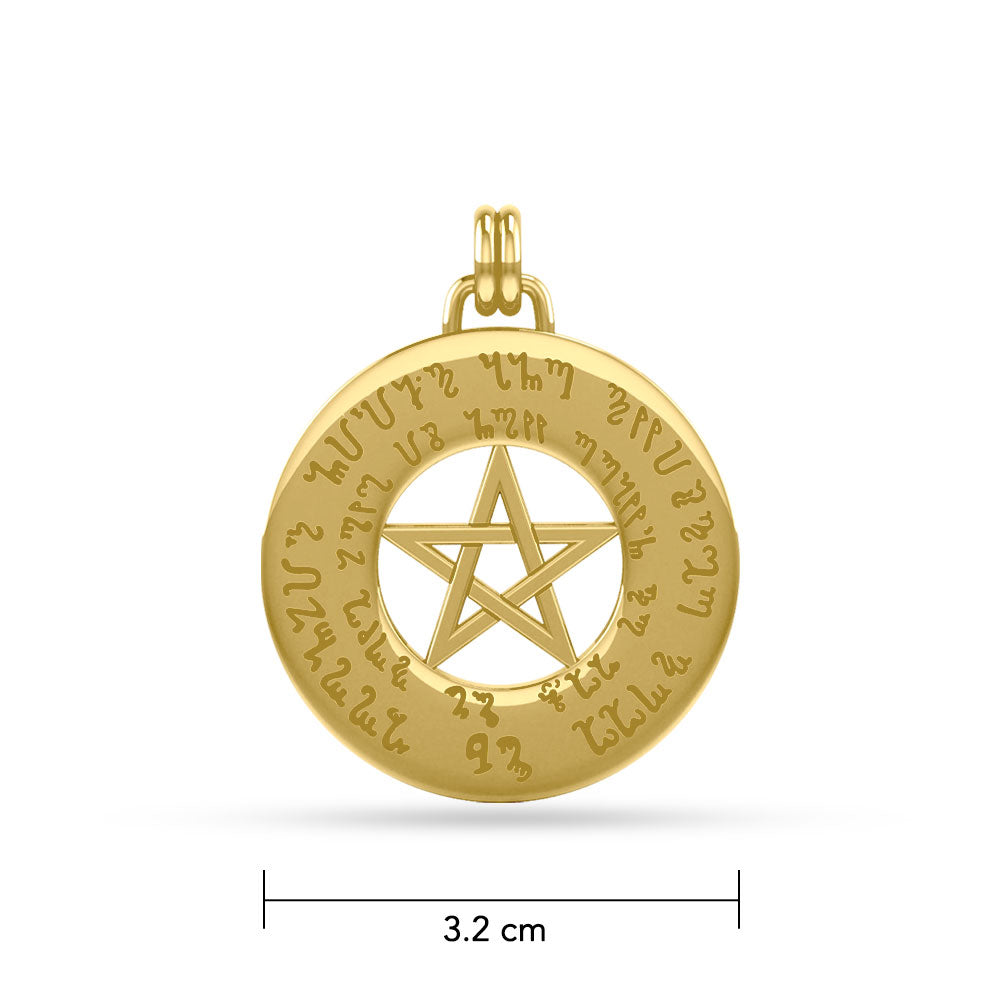 Pentacle Gold Pendant GTP3291