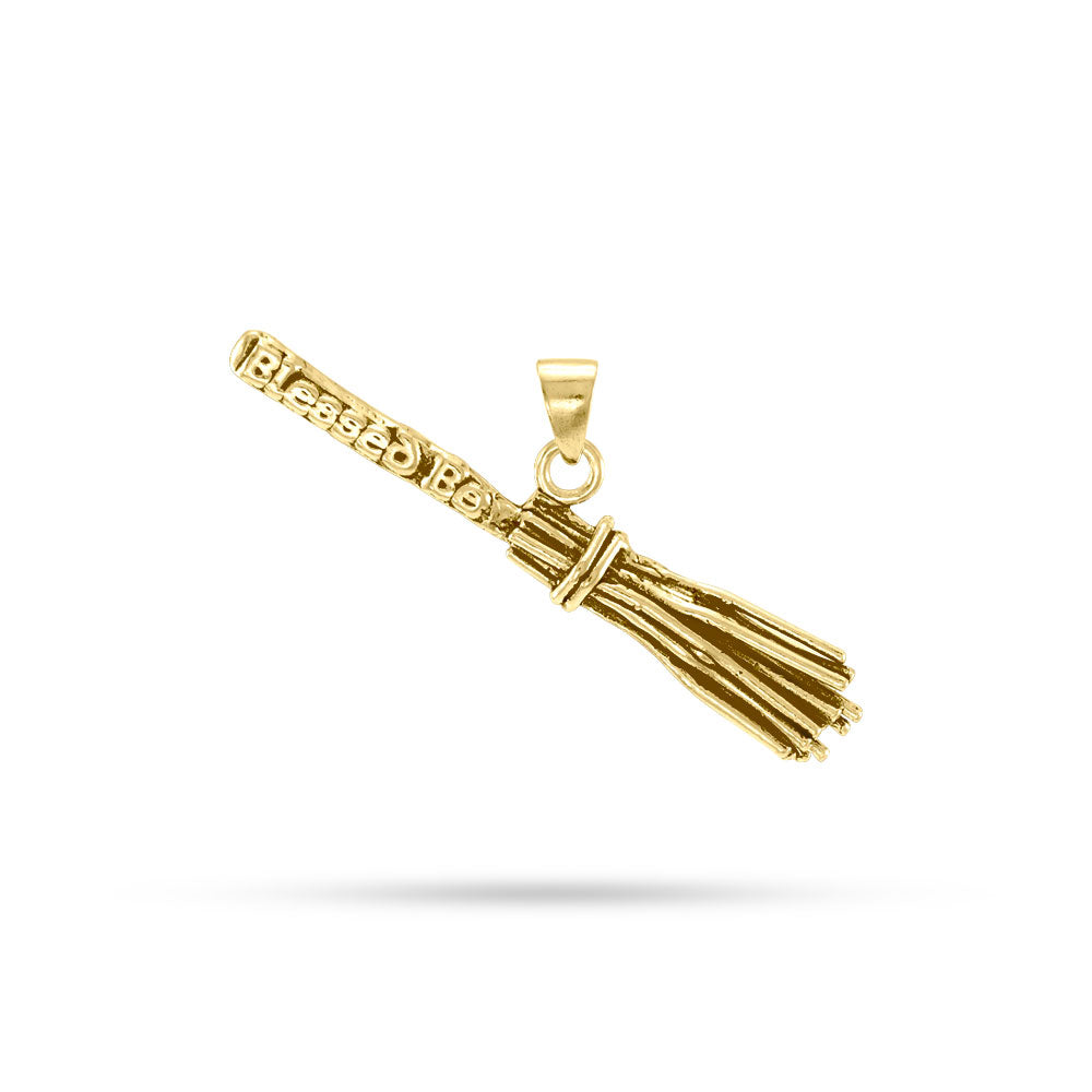 Broomstick Gold Pendant GTP3303