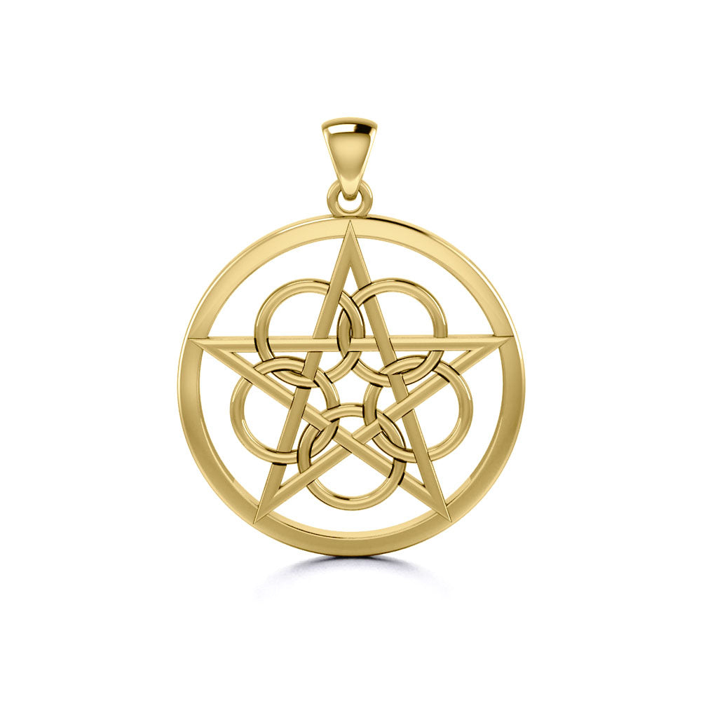 Pentacle Gold Pendant GTP465