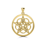 Pentacle Gold Pendant GTP465