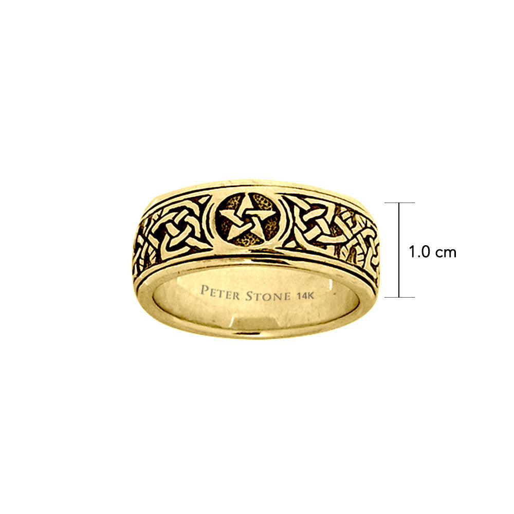 The Star 14K Yellow Gold Spinner ring GTR1694