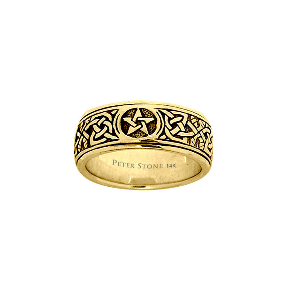The Star 14K Yellow Gold Spinner ring GTR1694